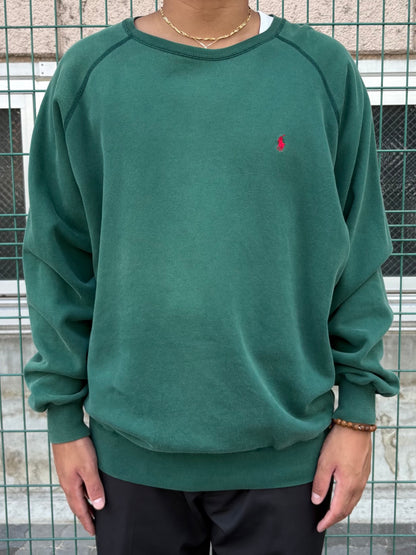 90's POLO BY RALPH LAUREN「香港製」ワンポイントスウェット