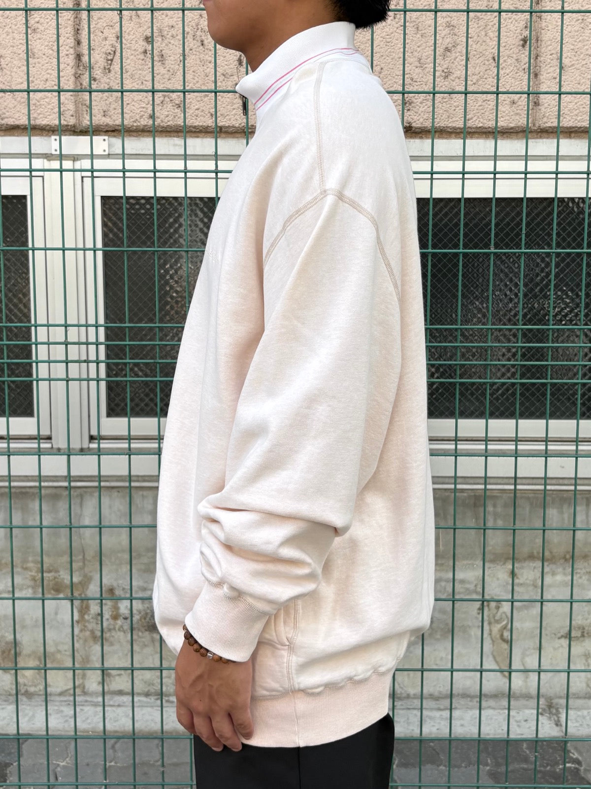 90's POLO BY RALPH LAUREN「香港製」ハーフジップスウェット