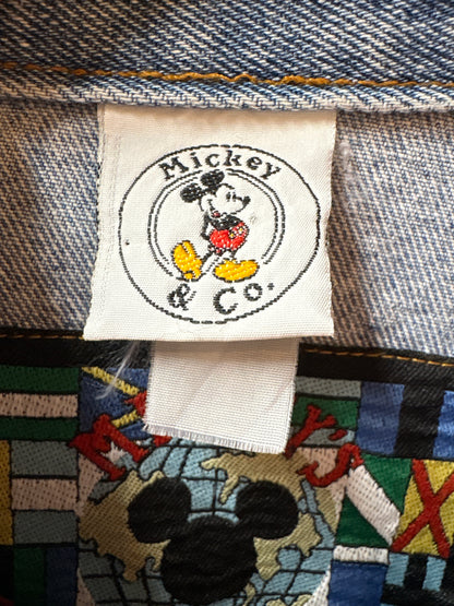 90's Disney「Mickey Mouse」デニムジャケット