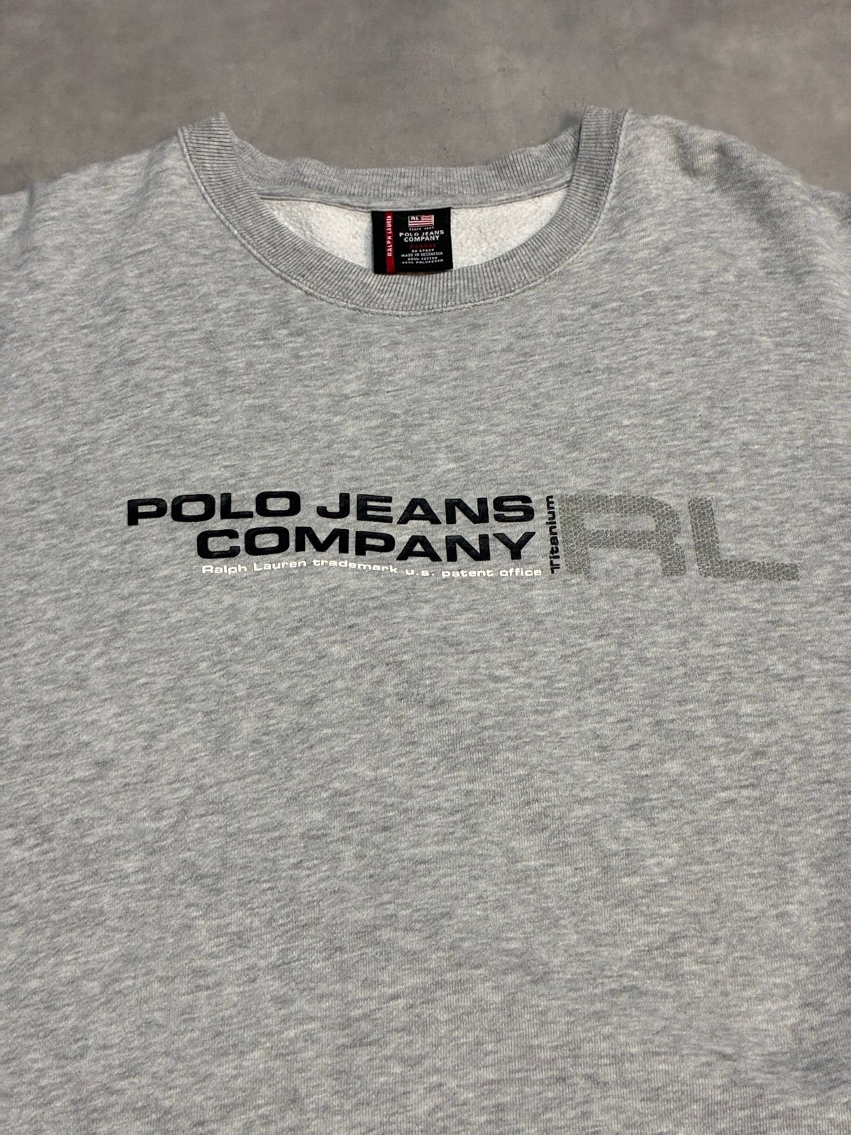90's~00's RALPH LAUREN「POLO JEANS COMPANY」ロゴスウェット