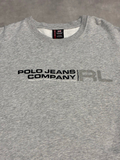 90's~00's RALPH LAUREN「POLO JEANS COMPANY」ロゴスウェット