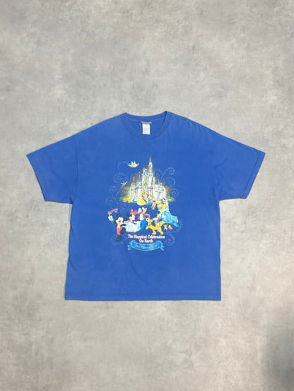 00's Walt Disney World「The Happiest Celebratetion On Earth」キャラクターTシャツ