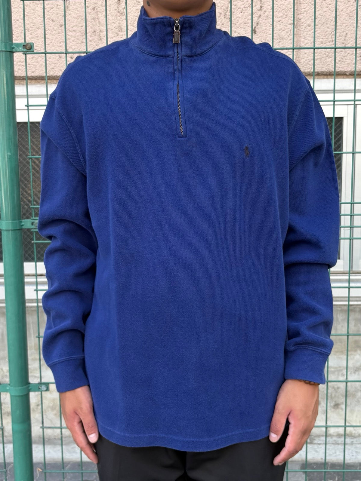 90's POLO BY RALPH LAUREN ハーフジップニット