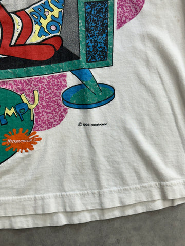 90's THE REN＆STIMPY SHOW キャラクターTシャツ