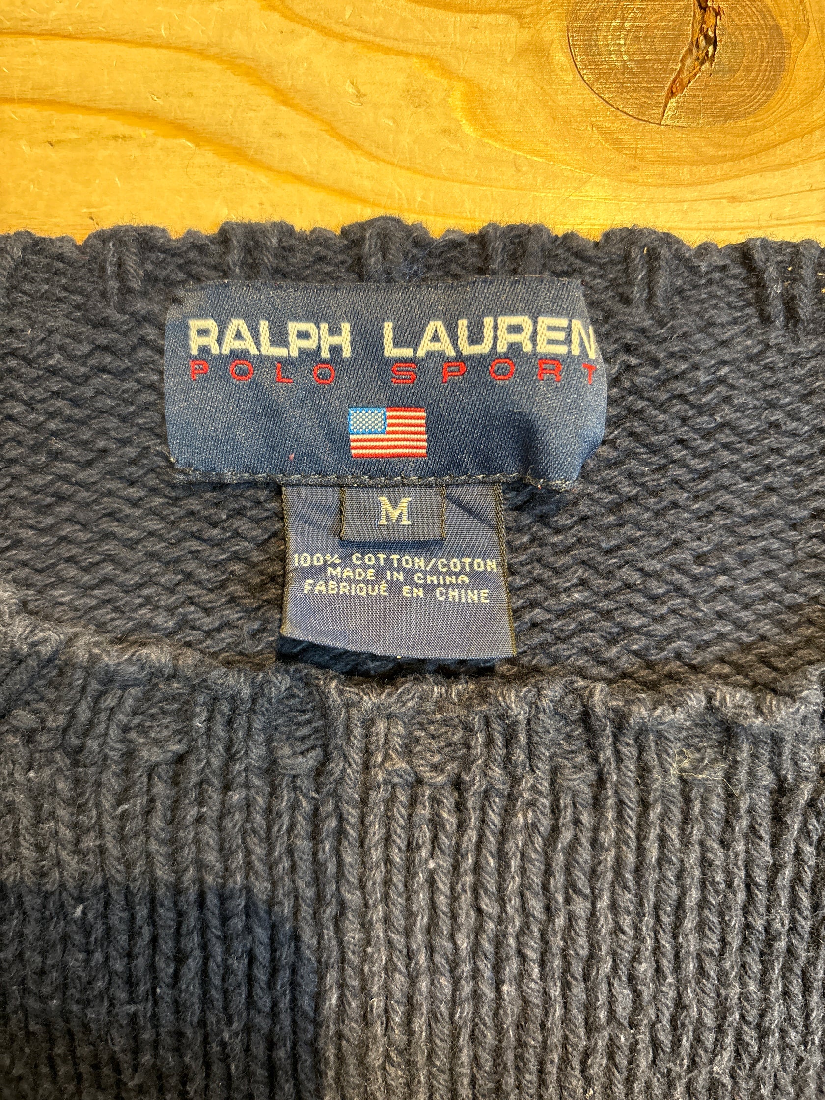 90's「RALPH LAUREN」コットンニット
