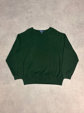 90's POLO BY RALPH LAUREN「北マリアナ諸島製」ワンポイントスウェット