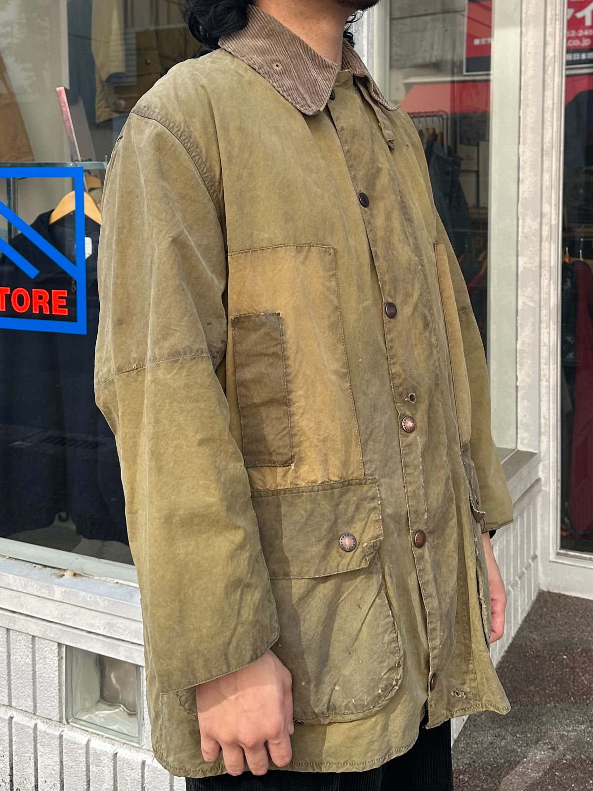 90's BARBOUR「BORDER」オイルドジャケット