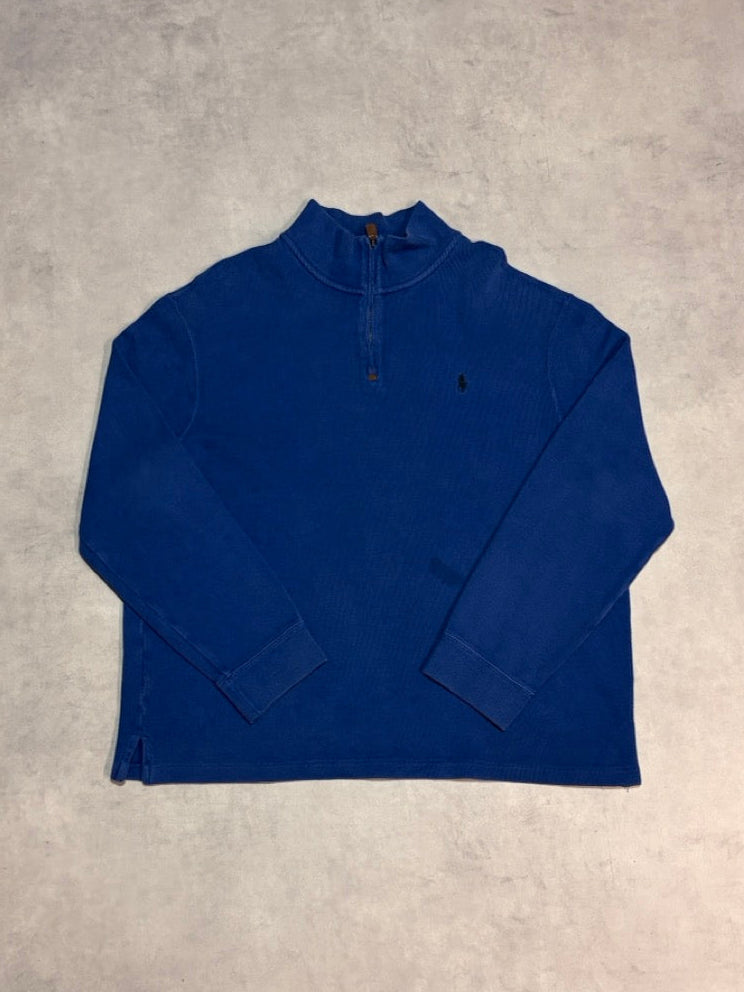 90's POLO BY RALPH LAUREN ハーフジップニット