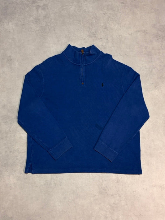 90's POLO BY RALPH LAUREN ハーフジップニット