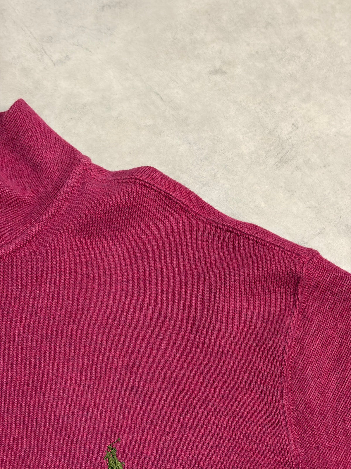 RALPH LAUREN ハーフジップニット