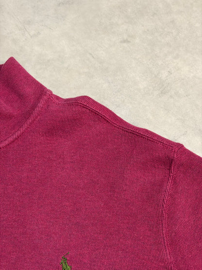 RALPH LAUREN ハーフジップニット