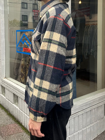 70's SEARS「PUT-ON SHOP」ネルシャツ