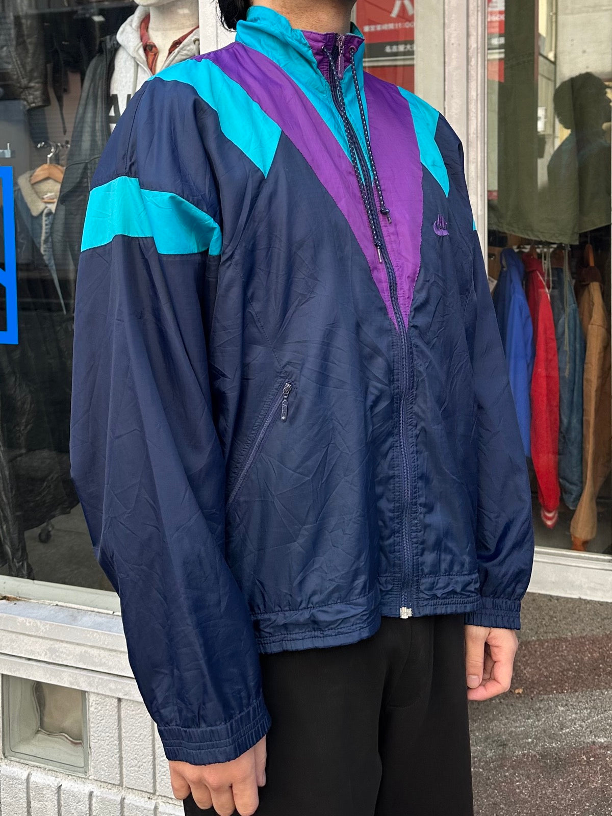 90's NIKE「silver tag」ナイロンジャケット