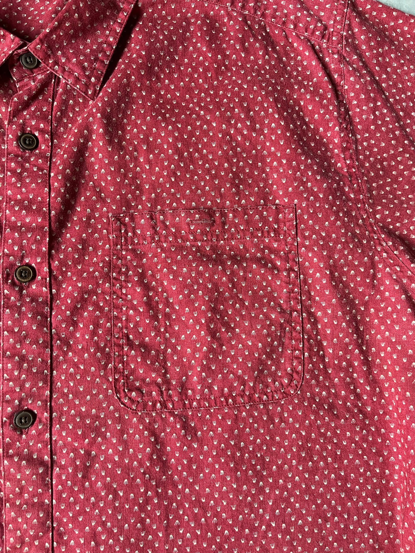10's PATAGONIA「Back Step Shirt」総柄シャツ