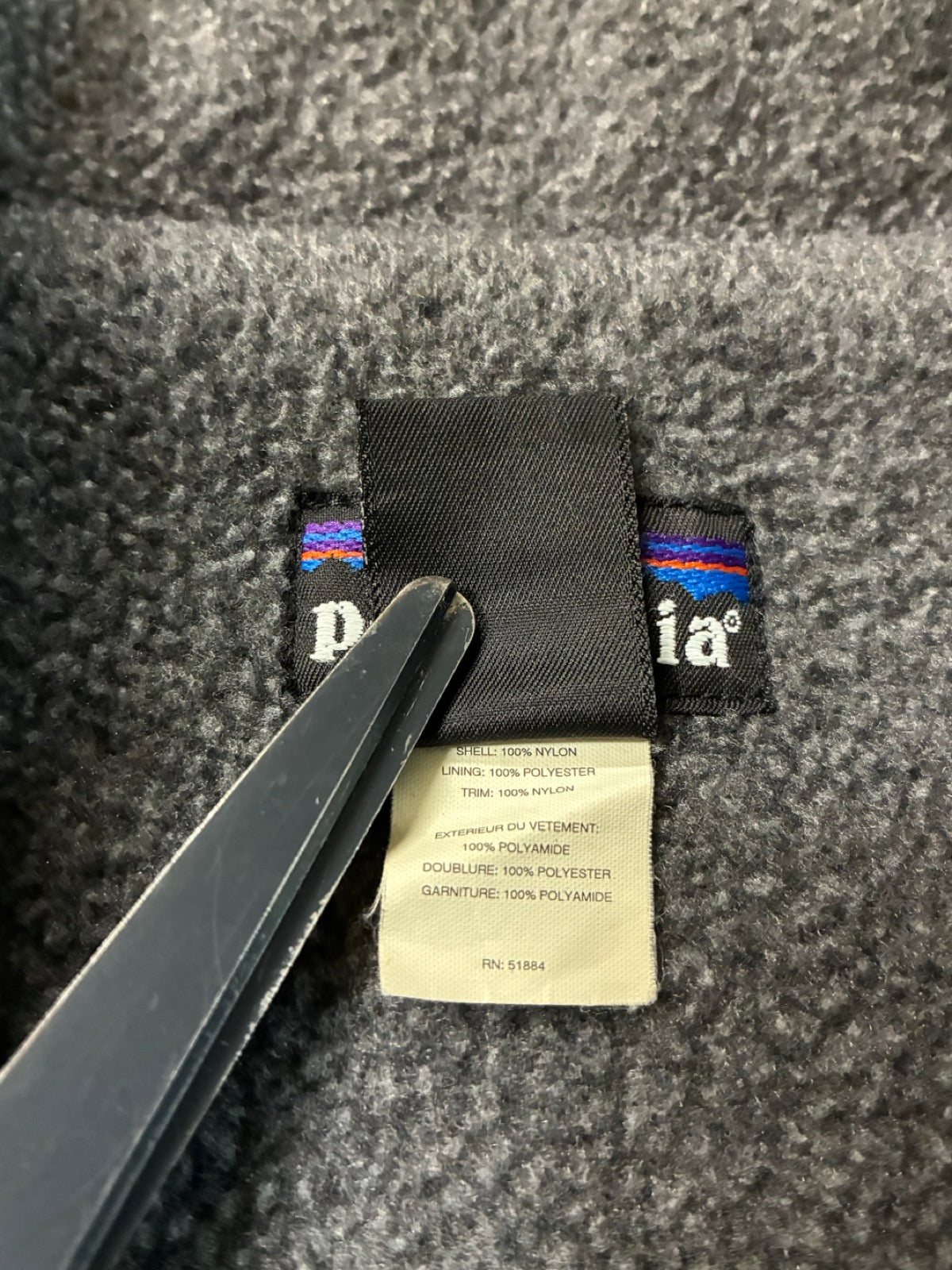 90's PATAGONIA Shelled Synchilla 「雪なし」 ナイロンベスト