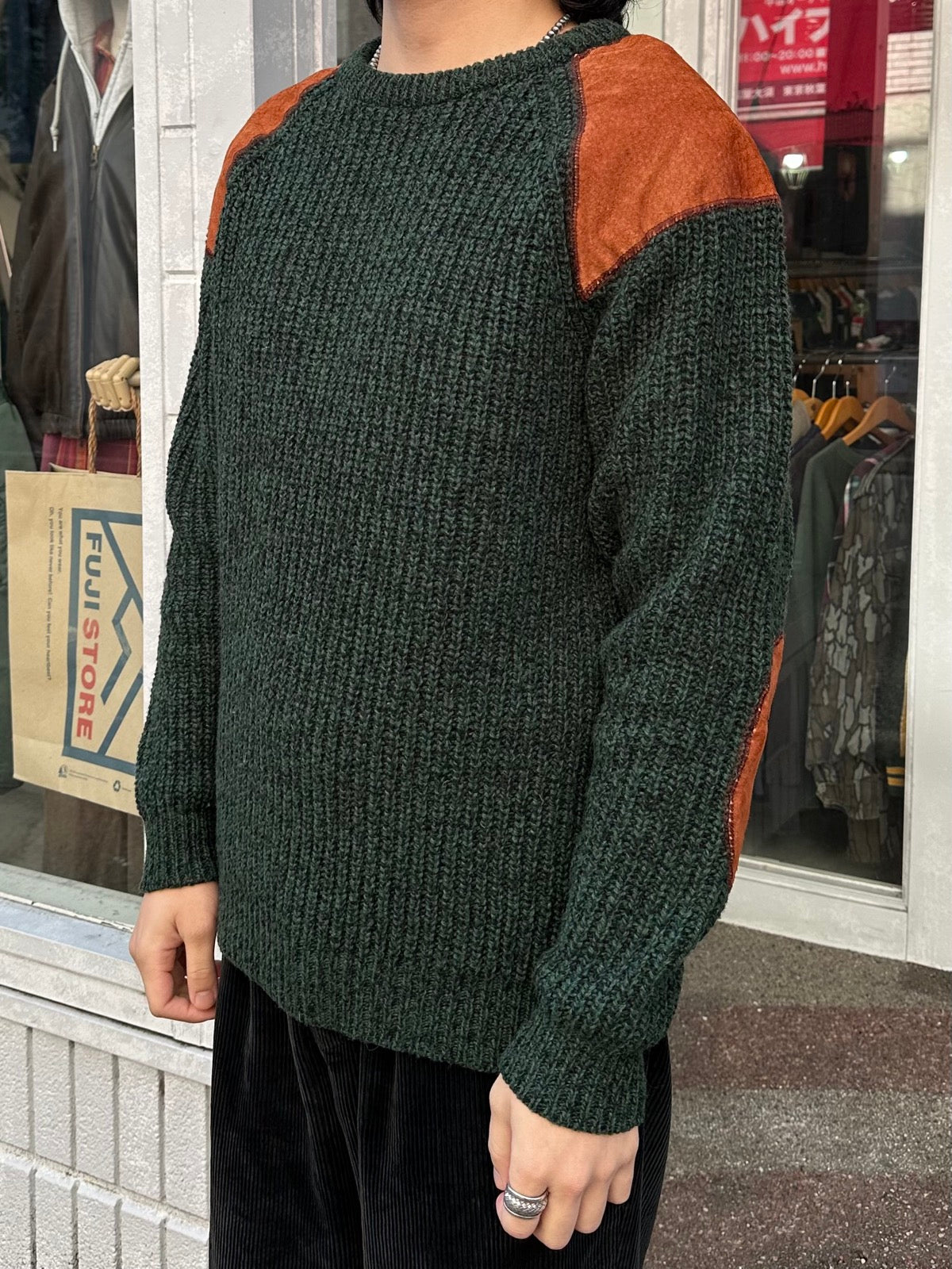 80's WOOLRICH ウールニット