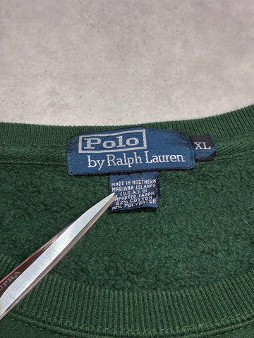 90's POLO BY RALPH LAUREN「北マリアナ諸島製」ワンポイントスウェット