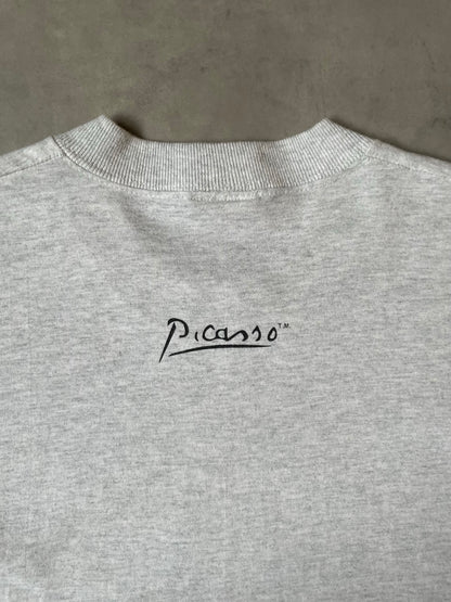95's PABLO PICASSO「想像の中の肖像 5.6.69」USA製 アートTシャツ