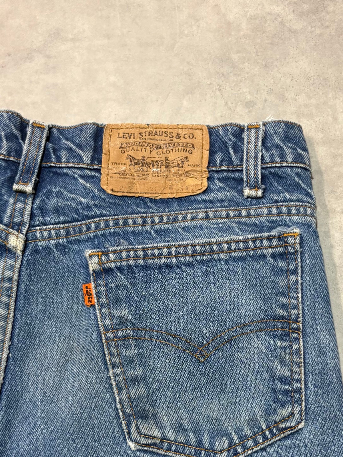 80's Levi’s Orange Tab「20517」ブーツカットデニムパンツ