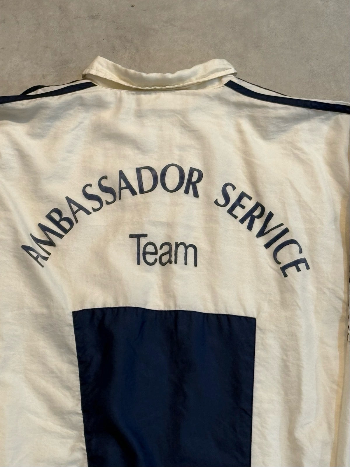 90's adidas「Ambassador Service」ナイロンジャケット