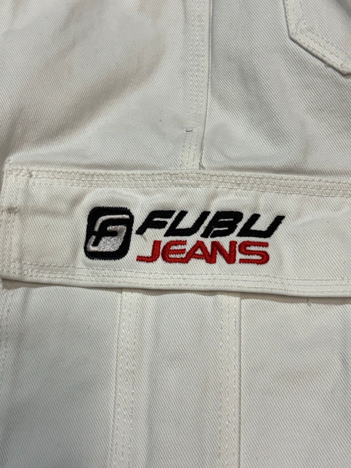 90's FUBU デニムカーゴショーツ