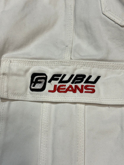 90's FUBU デニムカーゴショーツ
