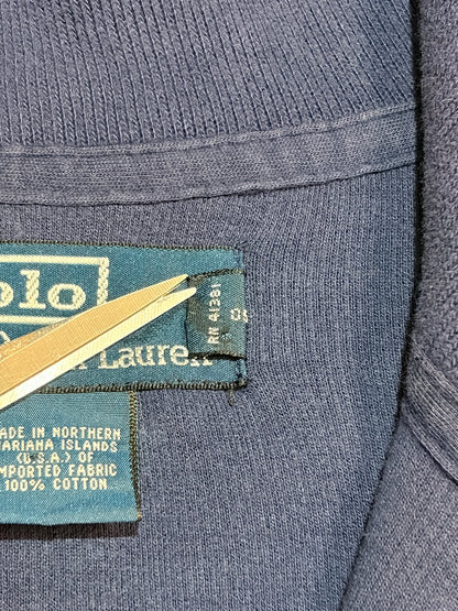 90's~00's POLO BY RALPH LAUREN「北マリアナ諸島製」ハーフジップニット