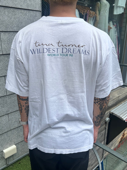 90's TINA TURNER「WILDEST DREAMS WORLD TOUR」バンドTシャツ