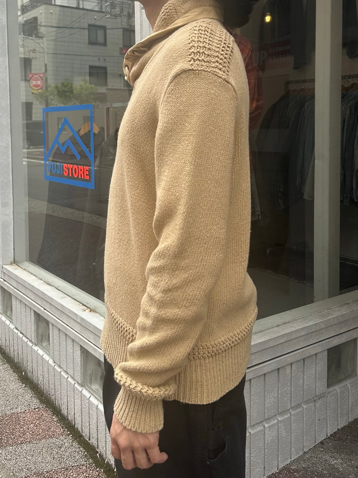 90's RALPH LAUREN ショールカラーニット