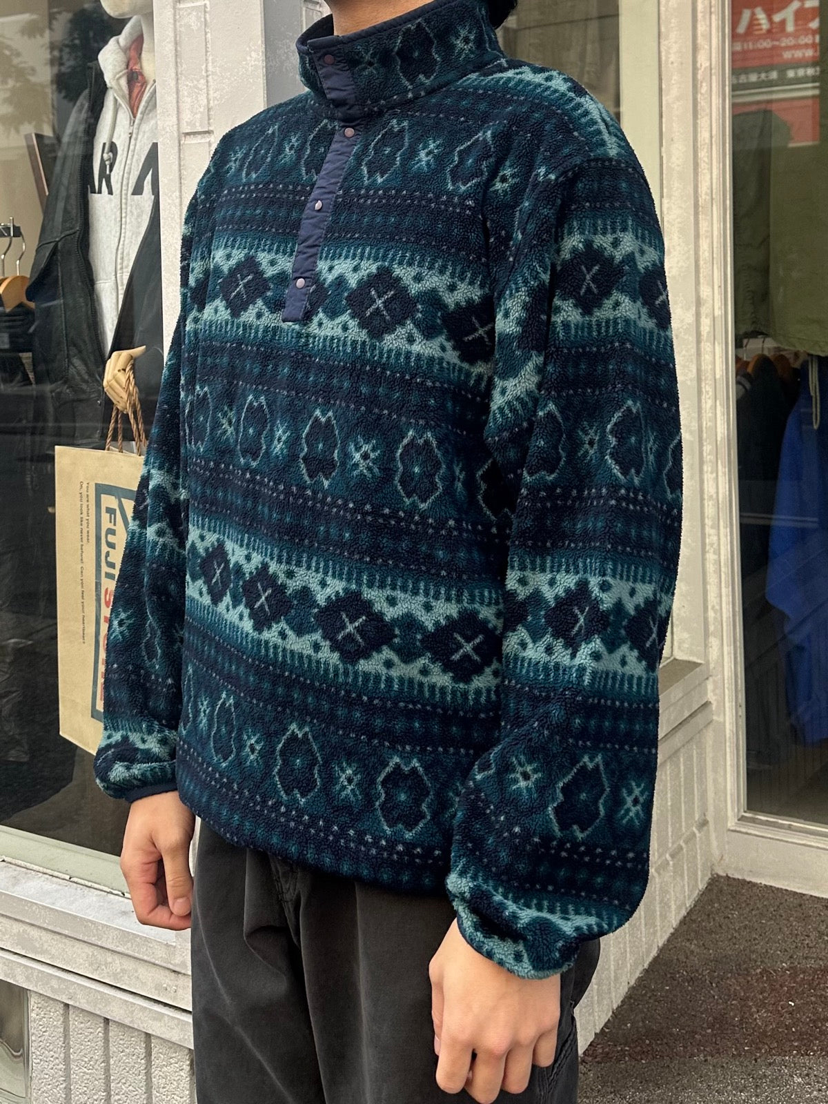 90's L.L.BEAN フリースプルオーバー