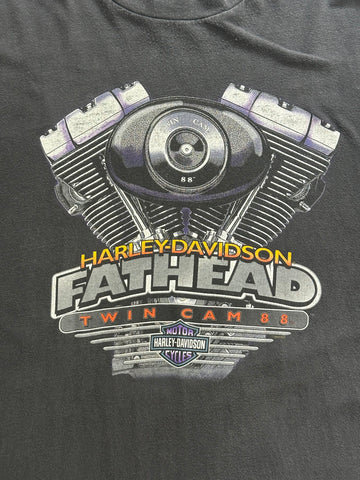 90's HARLEY-DAVIDSON「FATHEAD」ハーレーダビッドソンTシャツ