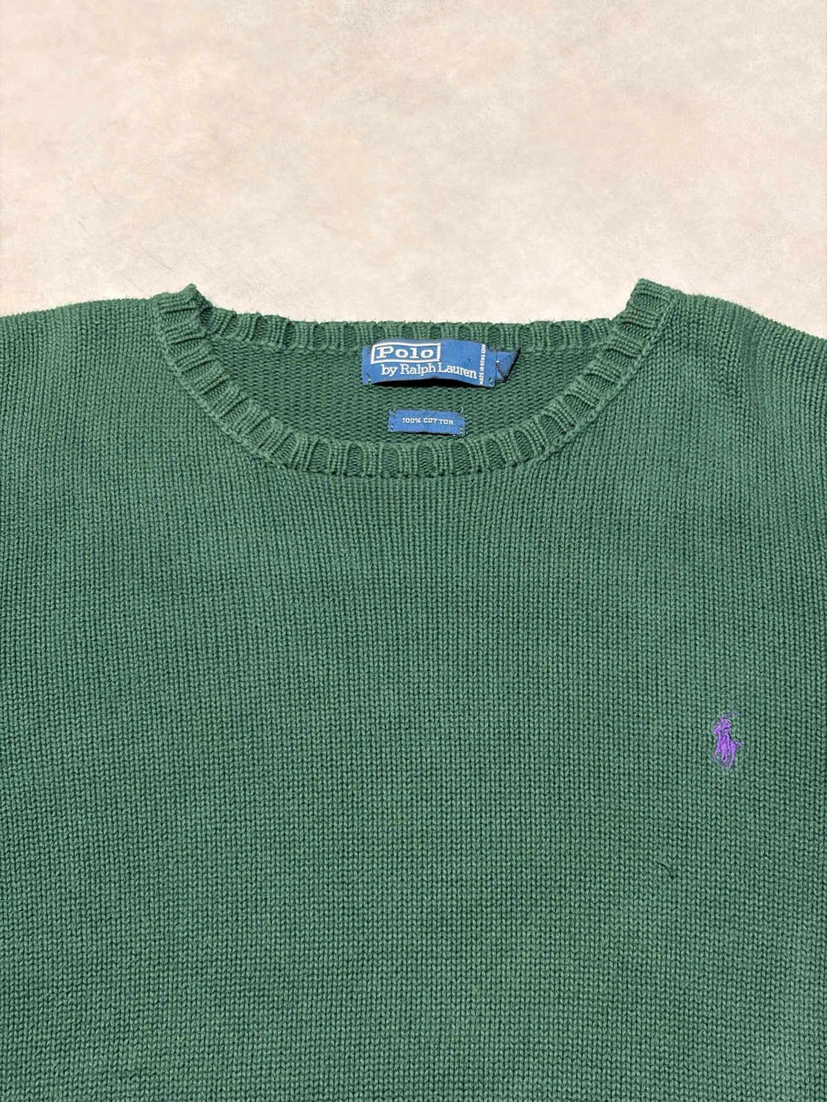 90's POLO BY RALPH LAUREN クルーネックニット