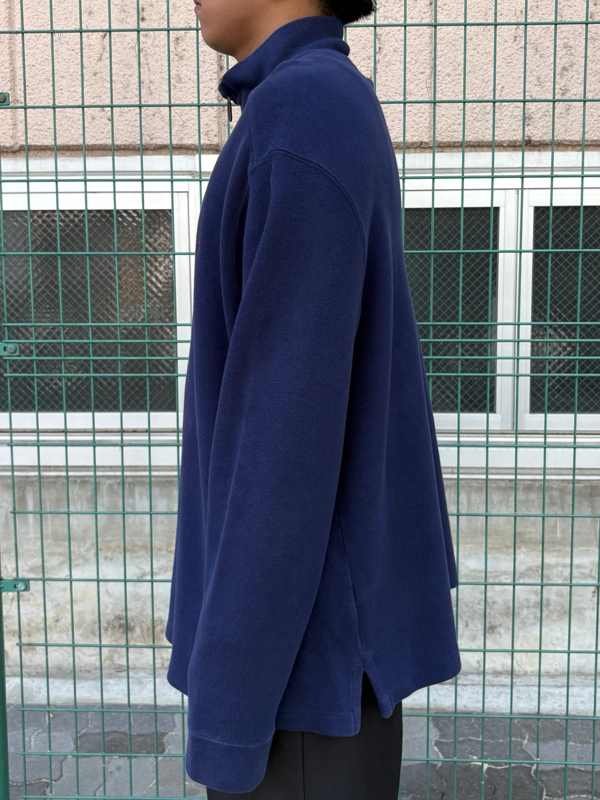 90's~00's POLO BY RALPH LAUREN「北マリアナ諸島製」ハーフジップニット