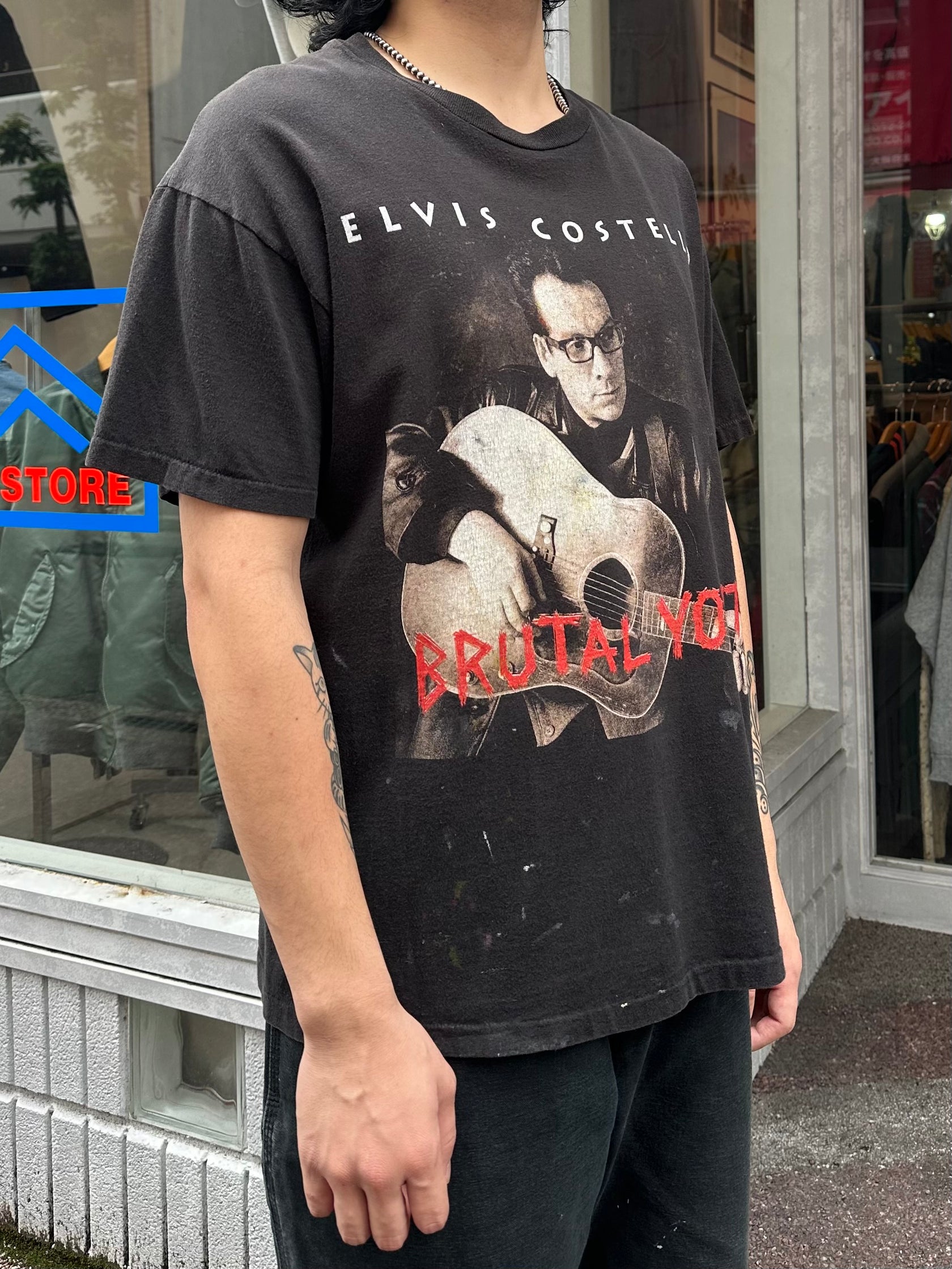 90's ELVIS COSTELLO「Brutal Youth」バンドTシャツ