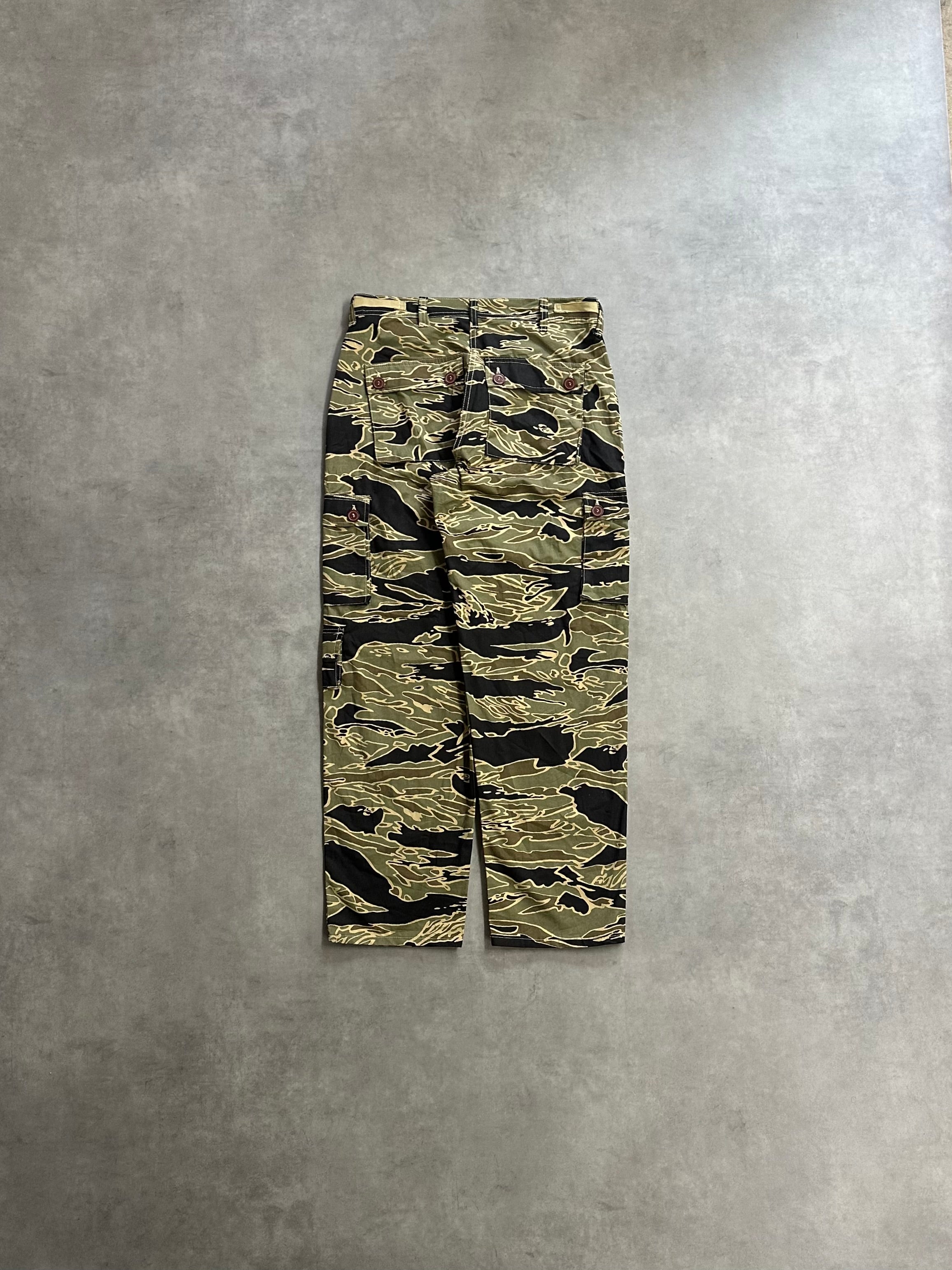 00's GOLD TIGER STRIPE TROUSER「Reissue」カーゴパンツ – FUJI STORE