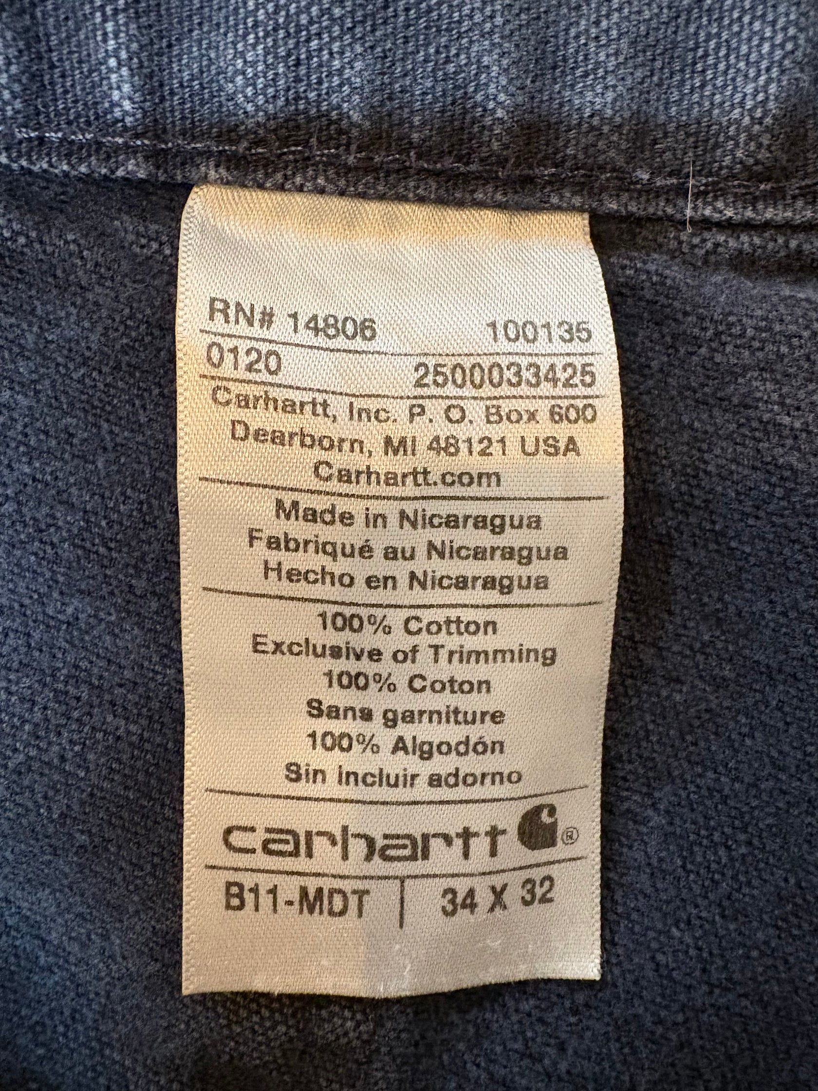 CARHARTT「SINGLE KNEE」ダックパンツ