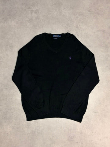 POLO RALPH LAUREN「PIMA COTTON」Vネックコットンニット