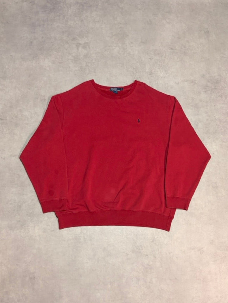 90's POLO BY RALPH LAUREN「北マリアナ諸島製」ワンポイントスウェット