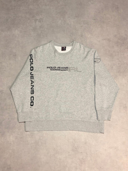 90's~00's RALPH LAUREN「POLO JEANS COMPANY」ロゴスウェット