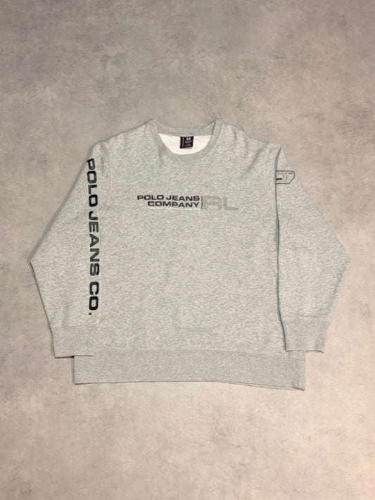 90's~00's RALPH LAUREN「POLO JEANS COMPANY」ロゴスウェット