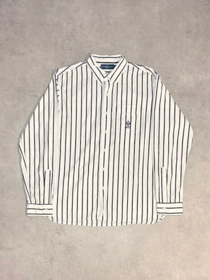 90's~00's  RALPH LAUREN「テニスラケット刺繍」ボタンダウンシャツ