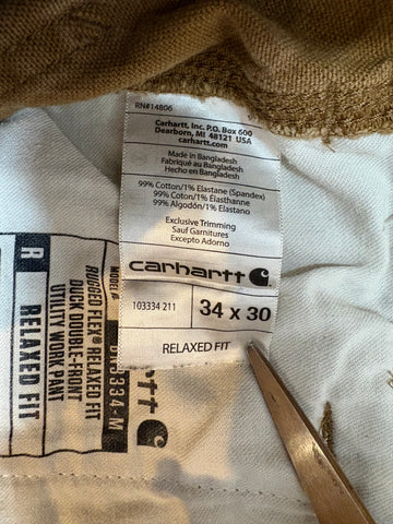 CARHARTT「DOUBLE KNEE」ダックパンツ