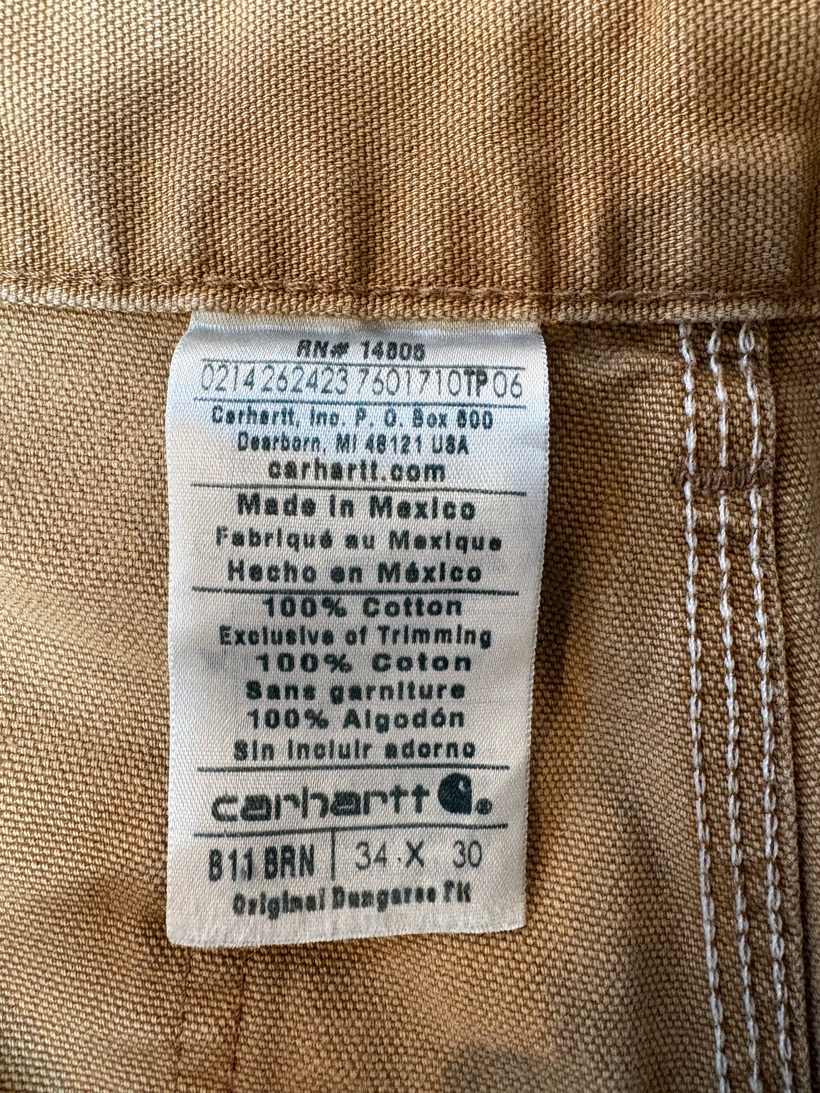 CARHARTT「SINGLE KNEE」ダックパンツ