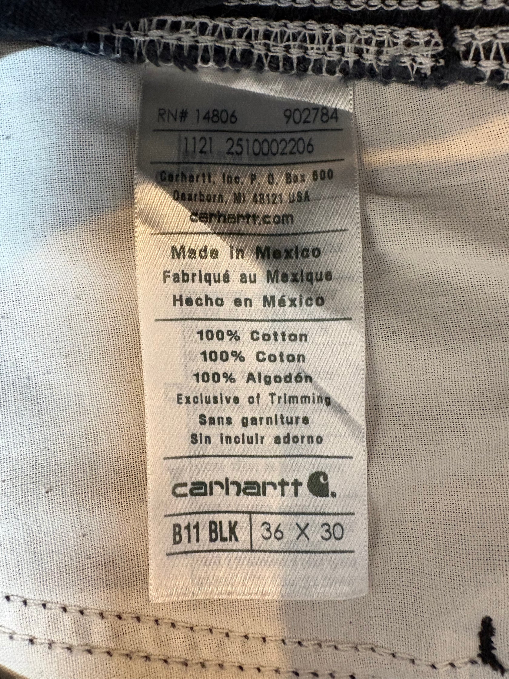 CARHARTT「SINGLE KNEE」ダックパンツ
