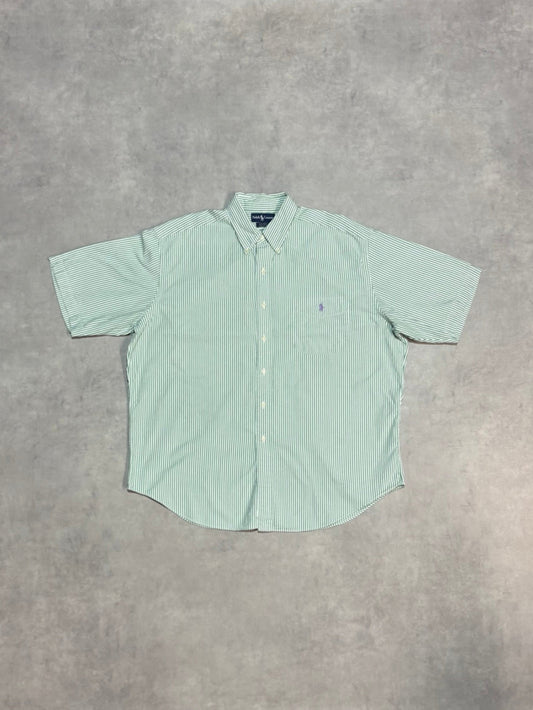 90's RALPH LAUREN「BIG SHIRT」ストライプシャツ