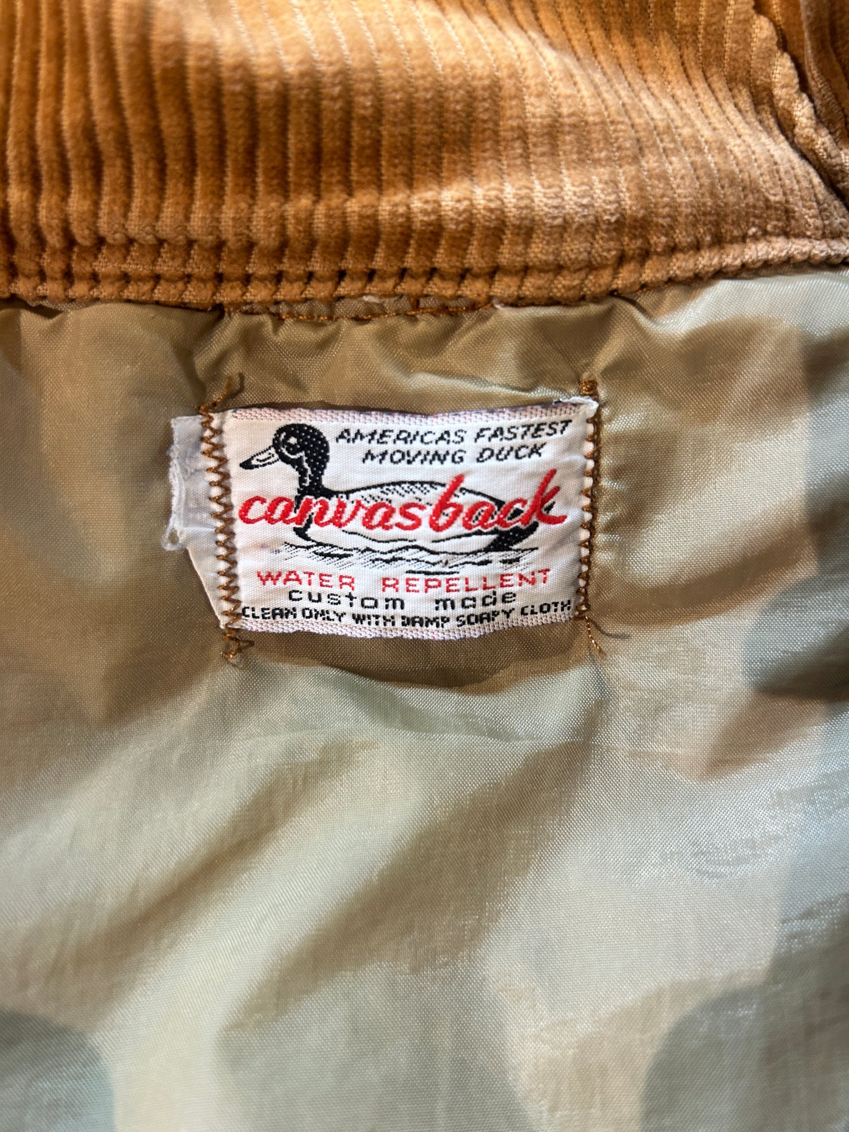 60's「Canvasback」ハンティングジャケット