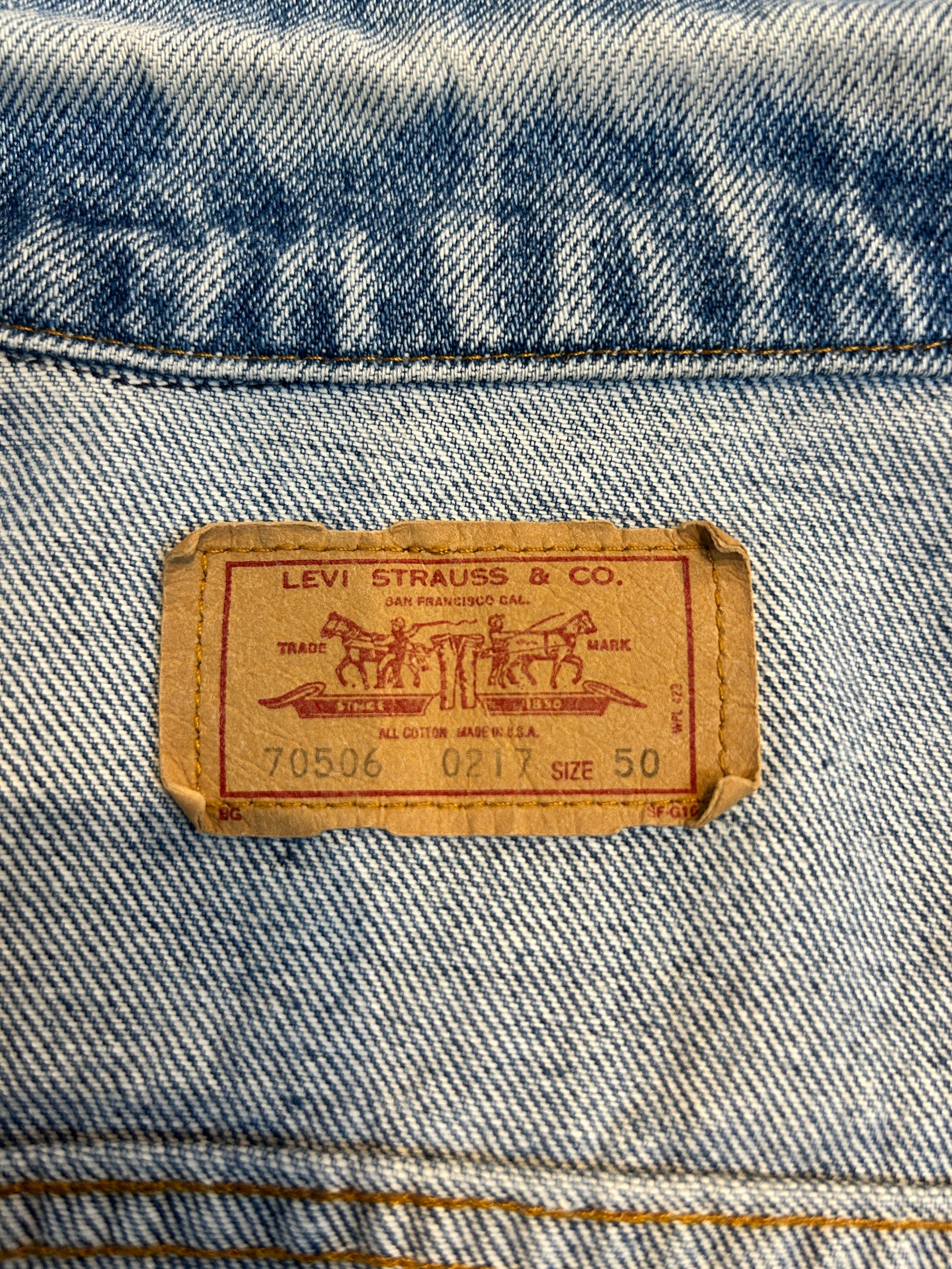 80's~90's Levi's「70506」USA製 デニムジャケット