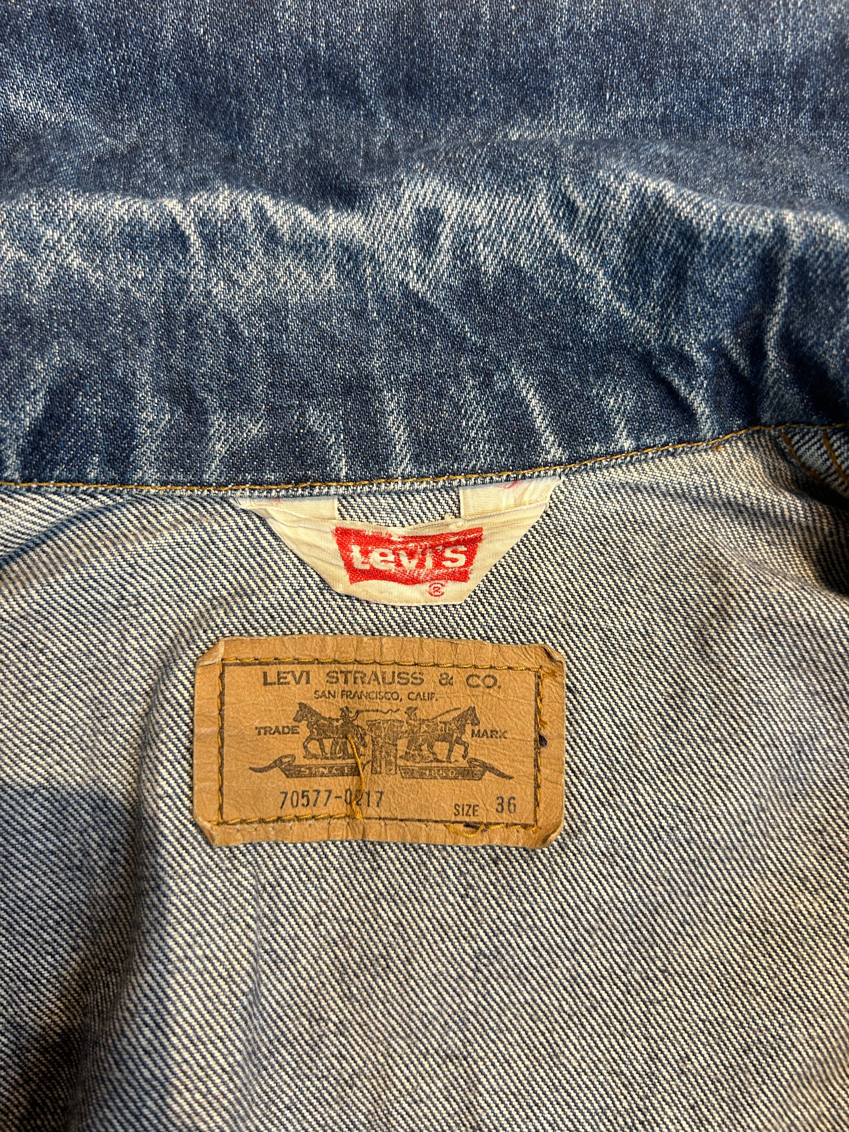90's Levi's「70577」オレンジタブ デニムジャケット