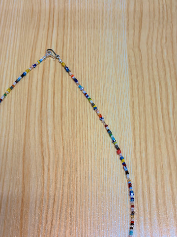 2mm BEADS NECKLACE- MULTI 50cm / ROSETTAPRAYER