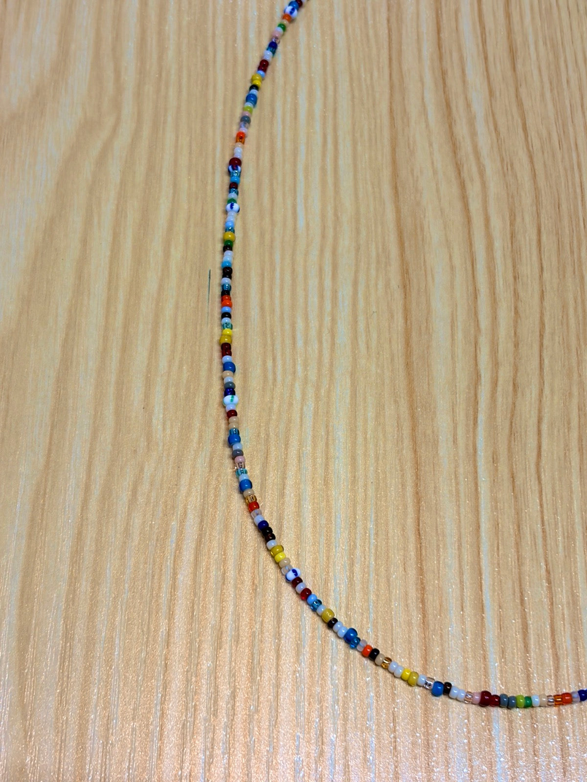 2mm BEADS NECKLACE- MULTI 50cm / ROSETTAPRAYER